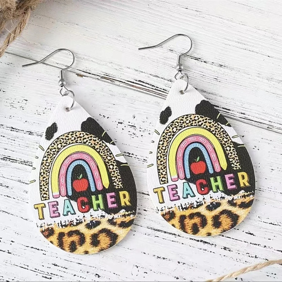 Teacher Dangle, drop Earrings - Picture 2 of 3